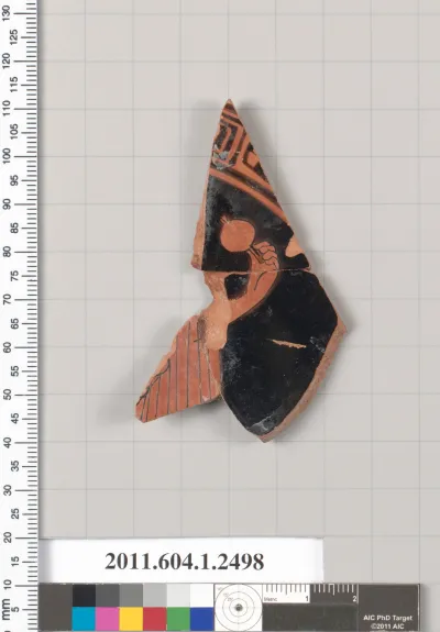 Terracotta fragment of a kylix (drinking cup)