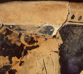 FIGURE VASE (ATHENIAN, RED-FIGURE)
