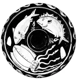 FISH PLATE (SOUTH ITALIAN, APULIAN, RED-FIGURE)