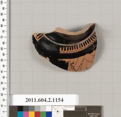 Terracotta fragment of a trefoil oinochoe (jug)