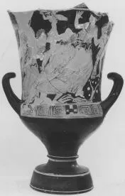 KRATER, CALYX (ATHENIAN, RED-FIGURE)