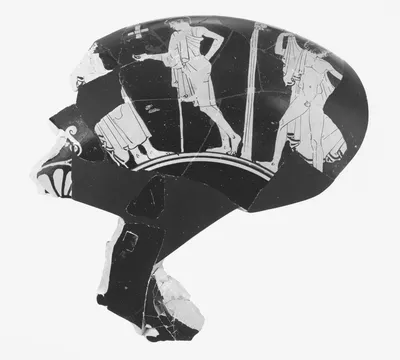 Attic Red-Figure Cup Fragments (5)