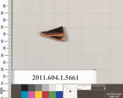 Terracotta fragment of a kylix (drinking cup)