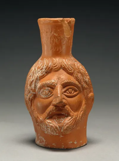 Red-Slip Head Vase