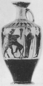 LEKYTHOS (ATHENIAN, BLACK-FIGURE)