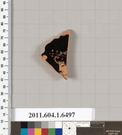 Terracotta fragment of a kylix (drinking cup)