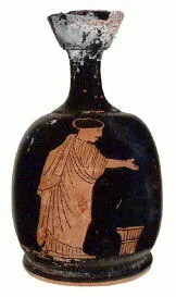 LEKYTHOS, SQUAT (ATHENIAN, RED-FIGURE)