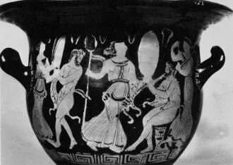 KRATER, BELL (ATHENIAN, RED-FIGURE)