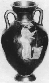 AMPHORA, PANATHENAIC SHAPE (ATHENIAN, RED-FIGURE)