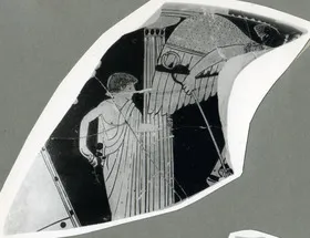 CUP, FRAGMENT (ATHENIAN, RED-FIGURE)