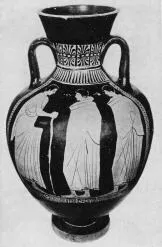 AMPHORA, PANATHENAIC SHAPE (SOUTH ITALIAN, LUCANIAN, RED-FIGURE)