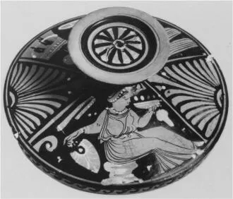 LEKANIS LID (SOUTH ITALIAN, APULIAN, RED-FIGURE)