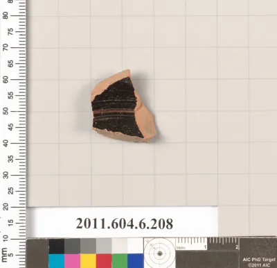 Terracotta fragment of an open shape