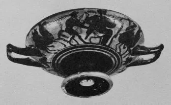 CUP A (ATHENIAN, BLACK-FIGURE)