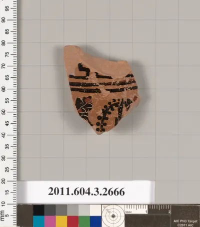 Terracotta fragment of an olpe (jug)