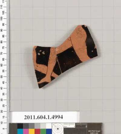 Terracotta fragment of a kylix (drinking cup)