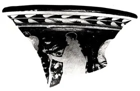 KRATER, BELL, FRAGMENT (ATHENIAN, RED-FIGURE)