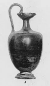 LEKYTHOS (CALENIAN, BLACK GLAZE)