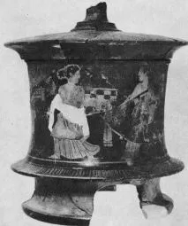 PYXIS (ATHENIAN, RED-FIGURE)