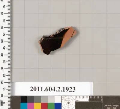 Terracotta fragment of a skyphos (deep drinking cup)