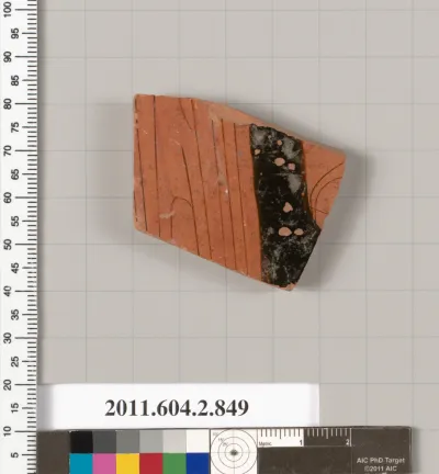 Terracotta fragment of a bell-krater (bowl for mixing wine and water)