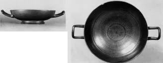 CUP (ATHENIAN, BLACK GLAZE)