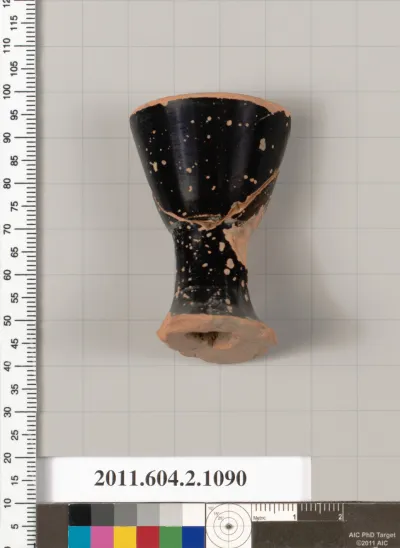 Terracotta fragment of a lekythos (oil flask)