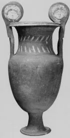 KRATER, VOLUTE (SOUTH ITALIAN, APULIAN, ADDED COLOUR)