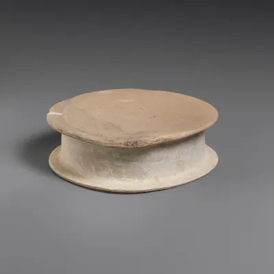Terracotta statuette base