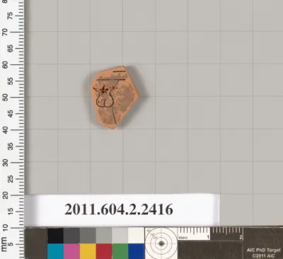 Terracotta fragment of an undetermined shape