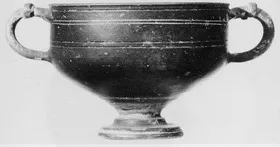KANTHAROS (ITALIOTE, BLACK GLAZE)