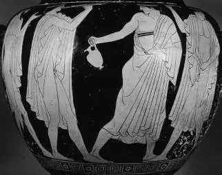 STAMNOS (ATHENIAN, RED-FIGURE)