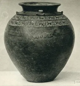 STAMNOS (ETRUSCAN, BUCCHERO)