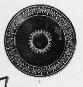 PLATE, STEMMED (SOUTH ITALIAN, GNATHIAN, BLACK GLAZE)