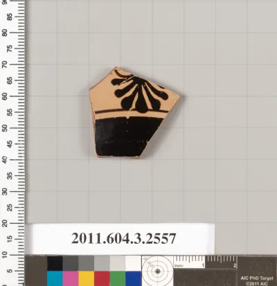 Terracotta fragment of a kylix (drinking cup)