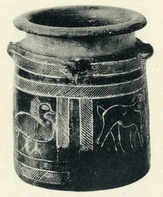 CYLINDER (MESOPOTAMIAN, BUCCHERO)