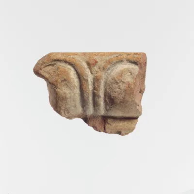 Fragment of a terracotta architectural tile