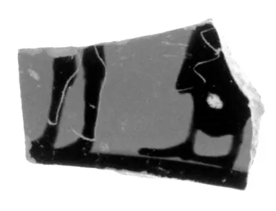 Attic Black-Figure Band Cup Fragment