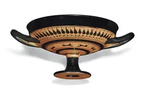 CUP DROOP (ATHENIAN, BLACK-FIGURE)