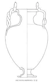 AMPHORA, NECK (ETRUSCAN)