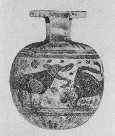 ARYBALLOS (ETRUSCO-CORINTHIAN, BLACK-FIGURE)