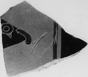 OLPE, FRAGMENT (ATHENIAN, BLACK-FIGURE)