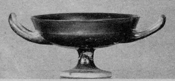 CUP (ATHENIAN, BLACK GLAZE)