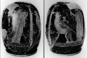 LEKYTHOS, SQUAT (ATHENIAN, RED-FIGURE)
