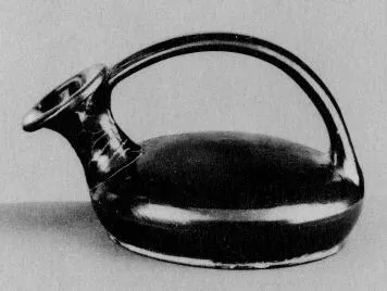 ASKOS (ATHENIAN, BLACK GLAZE)