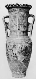 AMPHORA, NECK (PROTOATTIC, OUTLINE)
