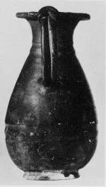 OLPE (ETRUSCAN, BLACK GLAZE)