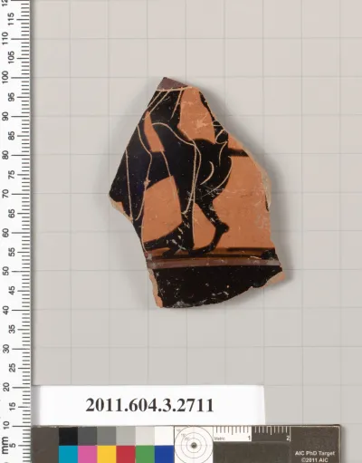 Terracotta fragment of an olpe (jug)