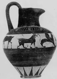 OINOCHOE (PROTOCORINTHIAN, BLACK-FIGURE)