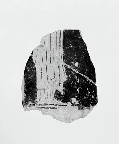 Attic Red-Figure Loutrophoros Fragment (comprised of 2 Joined Fragments)